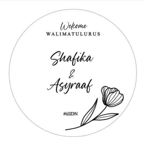 Sticker Welcome Mirror/Board 50cm